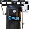 Mega Compressor Industrial Air Compressor Two-Stage 80 Gallon 7.5 HP 175 PSI 460V 3-Phase MP-7580VM3-460BA New