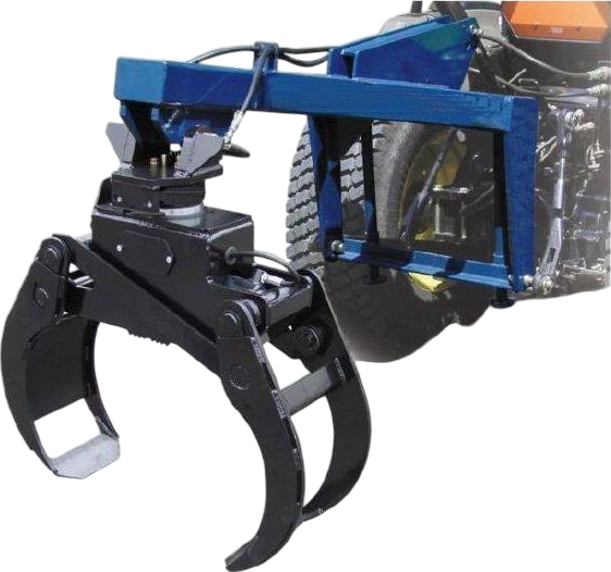 Ramsplitter 3-Point Log Grapple Tractor Mounted 2000 Lbs Capacity New