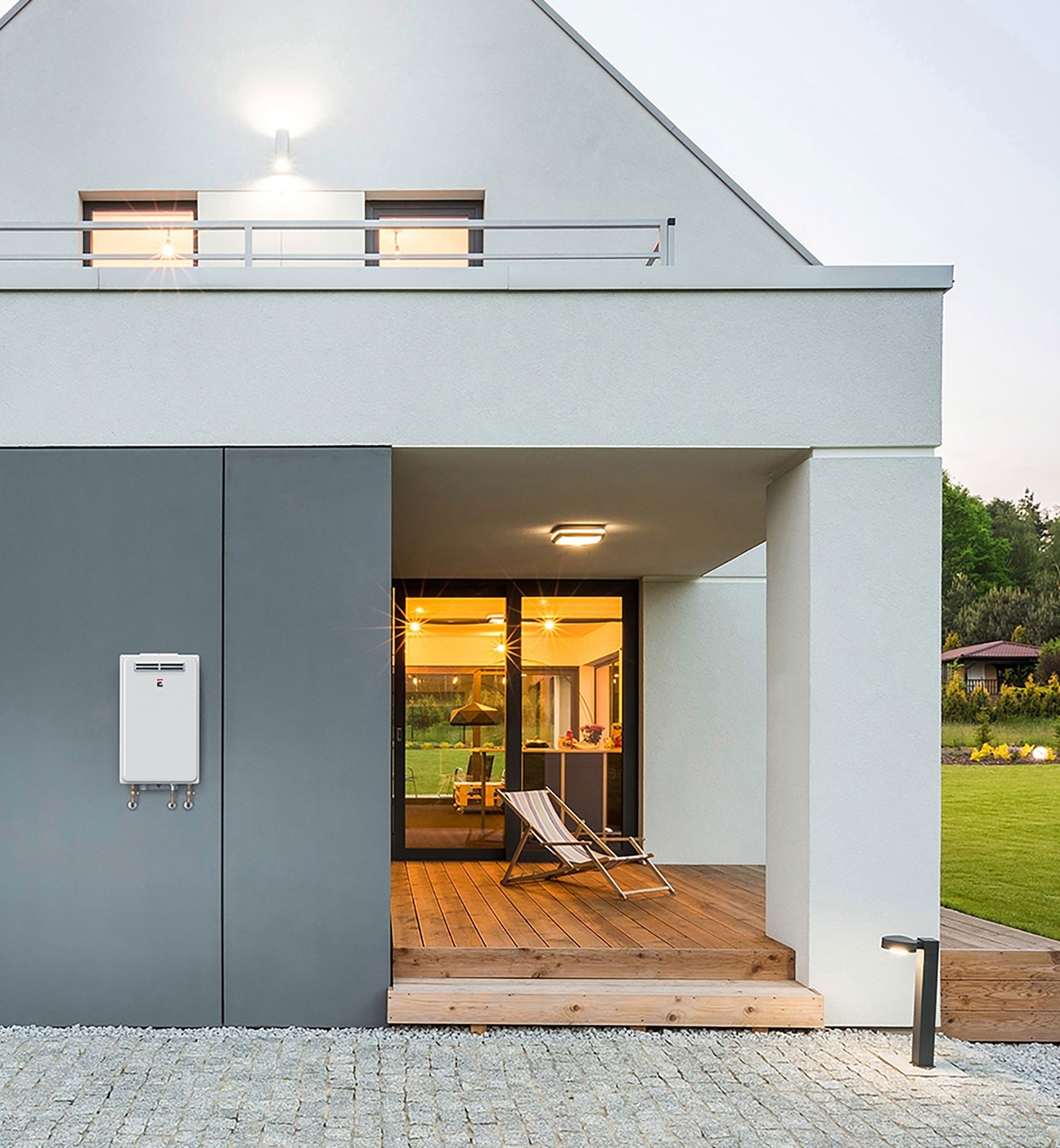 Eccotemp 6.8GB-LP Builder Series Tankless Water Heater Liquid Propane 6.8 GPM Outdoor Open Box