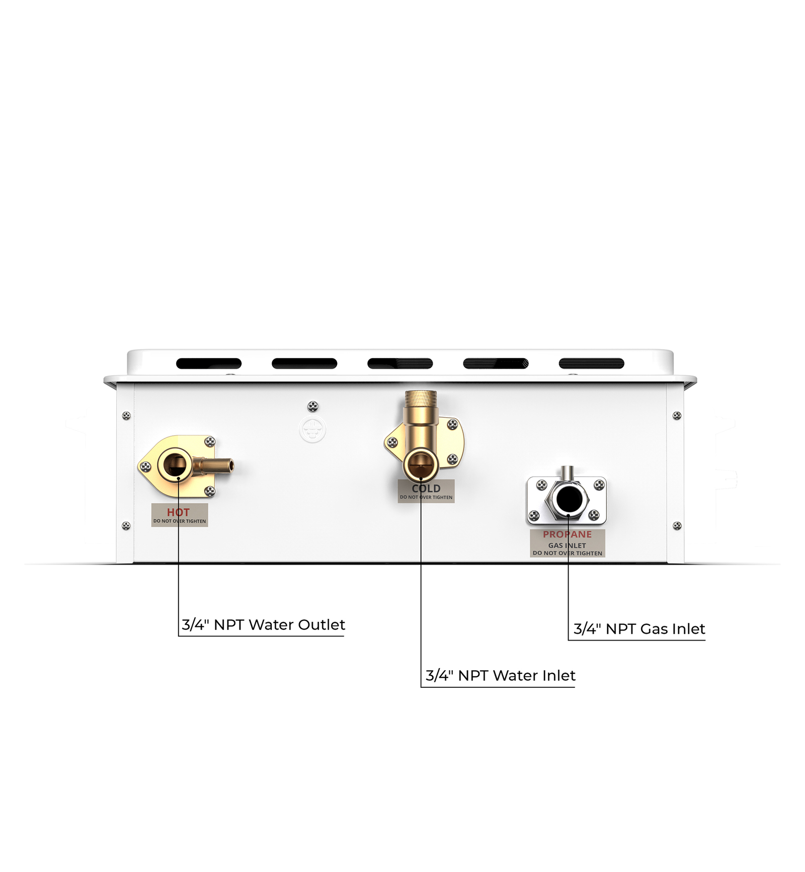 Eccotemp 7GB-NG Builder Grade 7.0 GPM Outdoor Natural Gas Tankless Water Heater Open Box