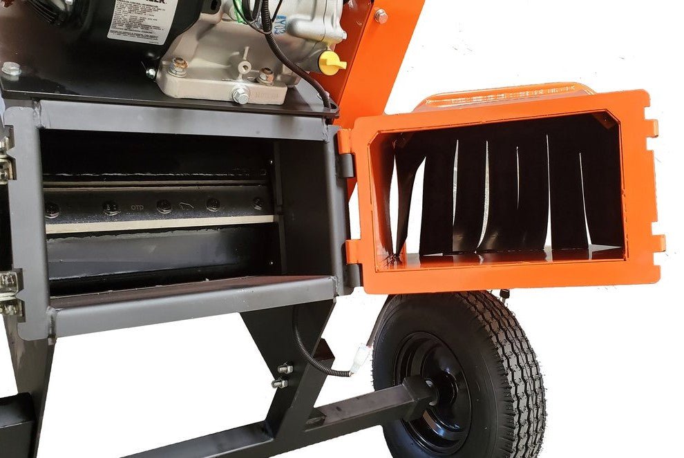 DK2 OPC506E Chipper Shredder with Extended Axles and Trailer Tow Hitch 6" 14 HP Gas Powered New