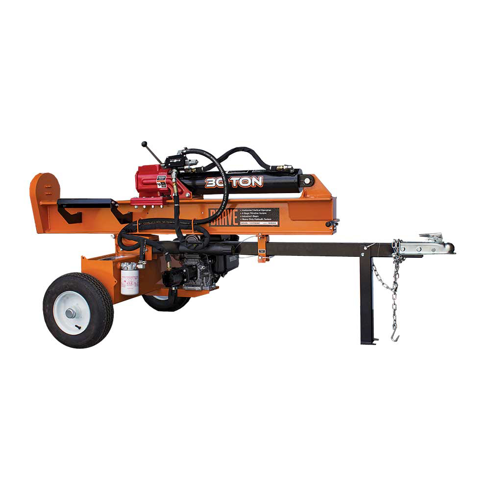 Brave Tow Behind Log Splitter 30-Ton Vertical/Horizontal Portable Gas with Honda GC190 Engine 189cc VH1730GC New